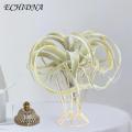 Modern Flower Stand Stunning Metal Flower Vase Stand for Weddings Home Decor Elegant Hollowed Design Perfect for Southeast Asian Buyers Flower Stand. 