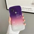 AnDyH For OPPO A15 A15S A35 Case , Shockproof Gradient Color Soft Silicone Cute Phone Case. 