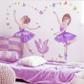 Dancing Girls Children Room Wall Stickers Baby Butterfly Wall Stickers for Girls Stickers for Kids Room Nursery Decor Wallpaper. 