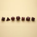 Polyhedral 7-Die Carved Pattern Dice Set D4 D6 D8 D10 D% D12 D20 For Game. 