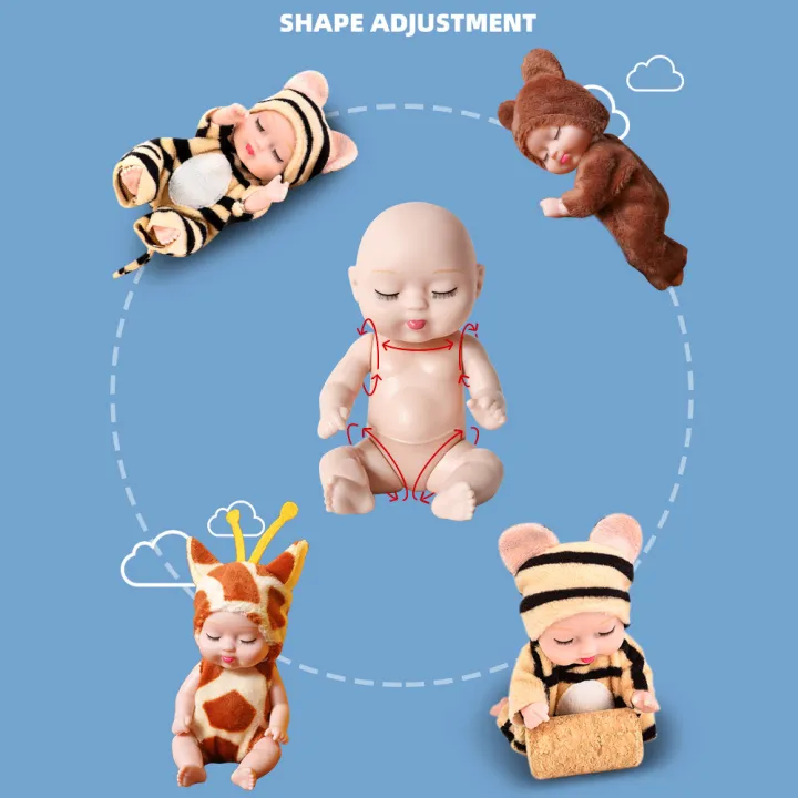 1PC%2012cm%20Rebirth%20Dolls%20Toys%20Mini%20Cute%20Sleeping%20Baby%20Series%20Doll%20Cartoon%20Animal%20Toys%20for%20Girls%20Birthday%20Gift%20-%20Image%202