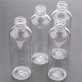 12 x 100Ml Plastic Clear Flip Bottles Travel Shampoo Lotion Cosmetic Container. 