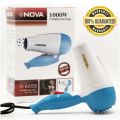 Nova 1000W Foldable Hair Dryer With 2 Speeds. 