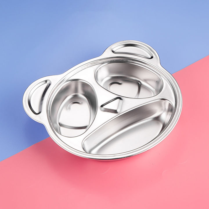 Ethereon%20Safe%20Baby%20Feeding%20Dish%20Kids%20Cartoon%20Stainless%20Steel%20Divided%20Dinner%20Plate%20Safe%20Durable%20Children's%20Compartment%20Tray%20for%20Serving%20Snacks%20Cute%20Design%20Rounded%20Edge%20Baby%20Dish%20-%20Image%203