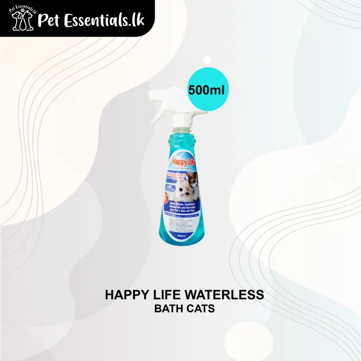 Happy Life Waterless Bath Cats 500ml