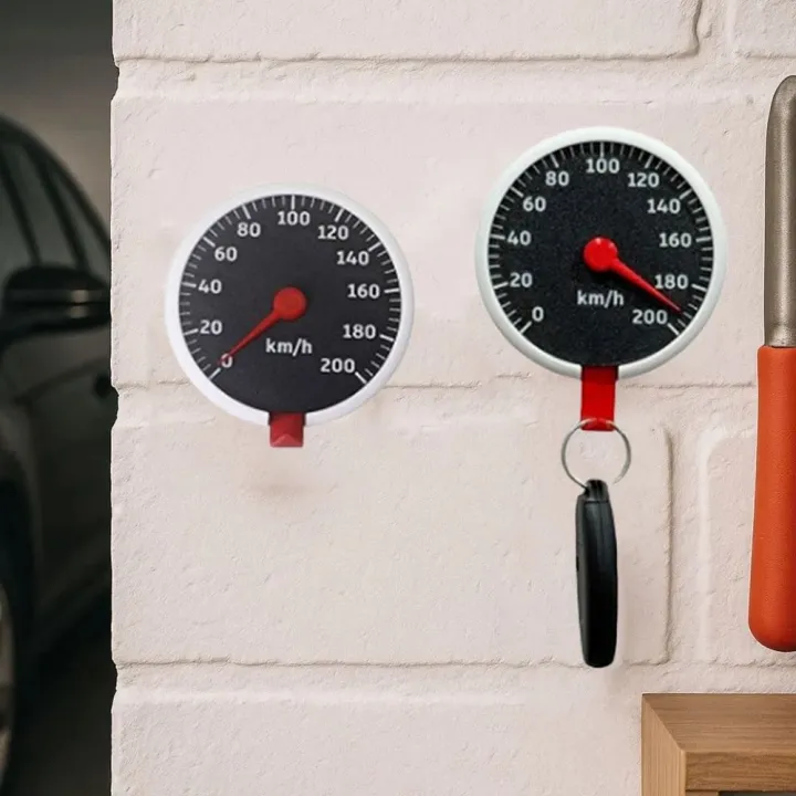 Speedometer Toy Practical Creative Speedometer Key Holder Pointer Rotatable Funny Car ...