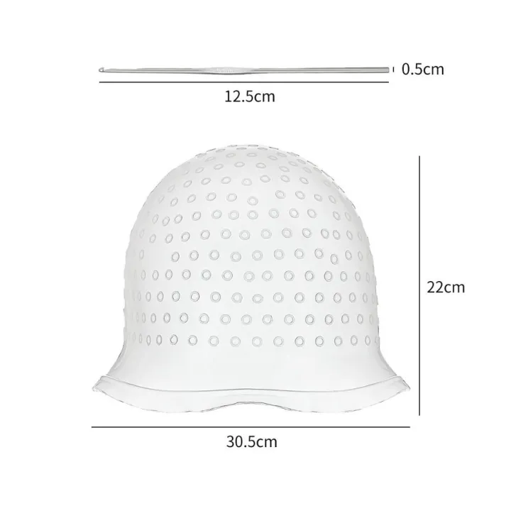 Soft%20Silicone%20Hair%20Coloring%20Highlighting%20Cap%20With%20Hook%20Reusable%20Dye%20Hat%20Caps%20Hair%20Hairstyling%20Tools%20-%20Image%202