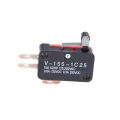 5Pcs SPDT V-155-1C25 Short Hinge Roller Lever Control Limit Micro Switch Encounter. 