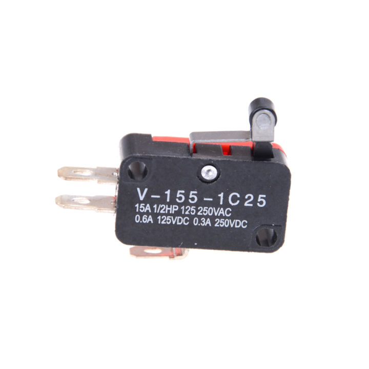 5Pcs%20SPDT%20V-155-1C25%20Short%20Hinge%20Roller%20Lever%20Control%20Limit%20Micro%20Switch%20Encounter%20-%20Image%205