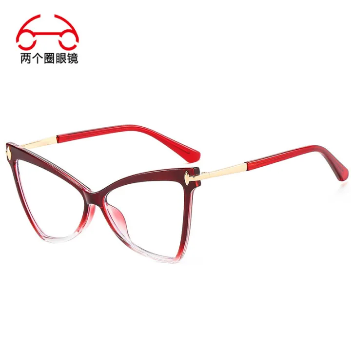 European%20and%20American%20Fashion%20Cat%20Eye%20Color%20Frame%20Ladies%20Glasses%20New%20Trend%20Plain%20Glasses%20Anti%20Blue-Ray%20Glasses%20Frame%20-%20Image%203
