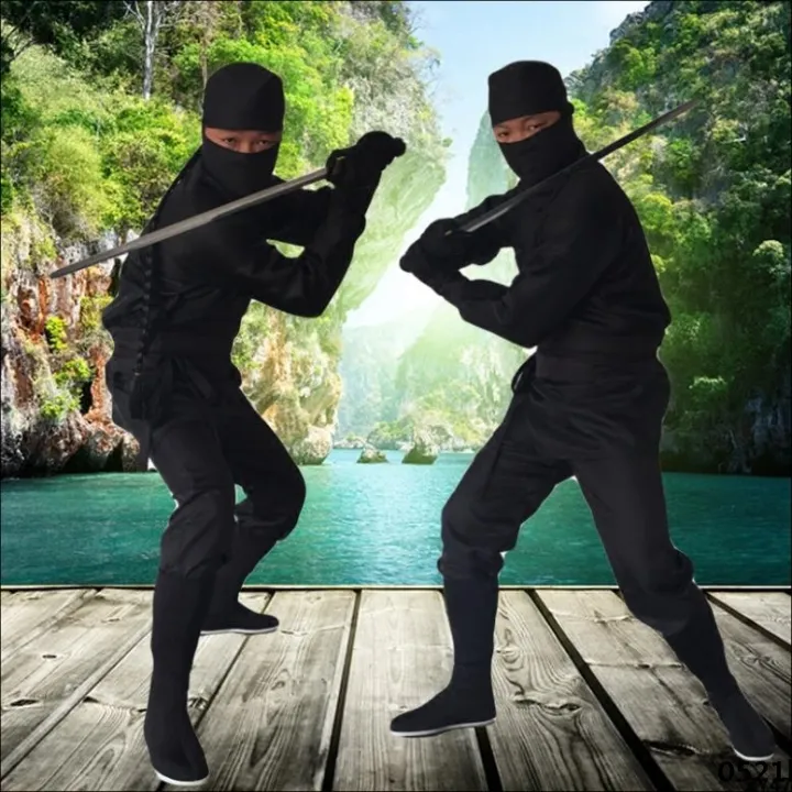 Costume%20performance%20night%20walking%20male%20and%20female%20ninja%20costume%20cloak%20black%20male%20martial%20arts%20suit%20assassin%20thief%20bandit%20-%20Image%205