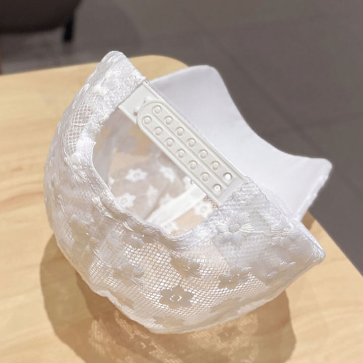 cup%20for%20women%20sombrero%20korean%20Breathable%20Adjustable%20Korean%20Outdoor%20Girls%20Hip%20Hop%20Visors%20Cap%20Flower%20Baseball%20Cap%20Lace%20Mesh%20Hat%20-%20Image%203