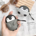 3D Cartoon Penguin Lucky Cat For Apple Airpods 1 2 3 Pro Case 2 Bluetooth Earphone Case Girls Pets Bulldog Shark Ghost. 