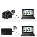 Flat Mini USB V3 A Male To Mini 5 Pins B Charger USB Data Cable For MP3 MP4 MP5 Player Camera. 