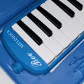 37 Keys Durable ABS Hard case Bee Brand 2 year warranty Melodica Blue pink Green Piano Instrument Soprano Air Piano with Mouthpiece with Hard ABS Case for Music Lovers Beginners Kids - Blue, Pink, Green. 
