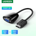 UGREEN HDMI to VGA Adapter Support 1920*1080P for Laptop Projector PS4 TV Box ipad. 