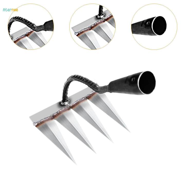 Weeding Rake Garden Weeding Tool for Farming Vegetable Plowing Tilling Soil