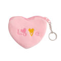 Cartoon Heart Plush Wallet Valentine's Day Love Coin Storage Bag Girl Cute Small Wallet. 