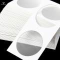 Lot de 50pcs Cardboard Storage Holder - 12 sizes, White UK 26.5mm. 