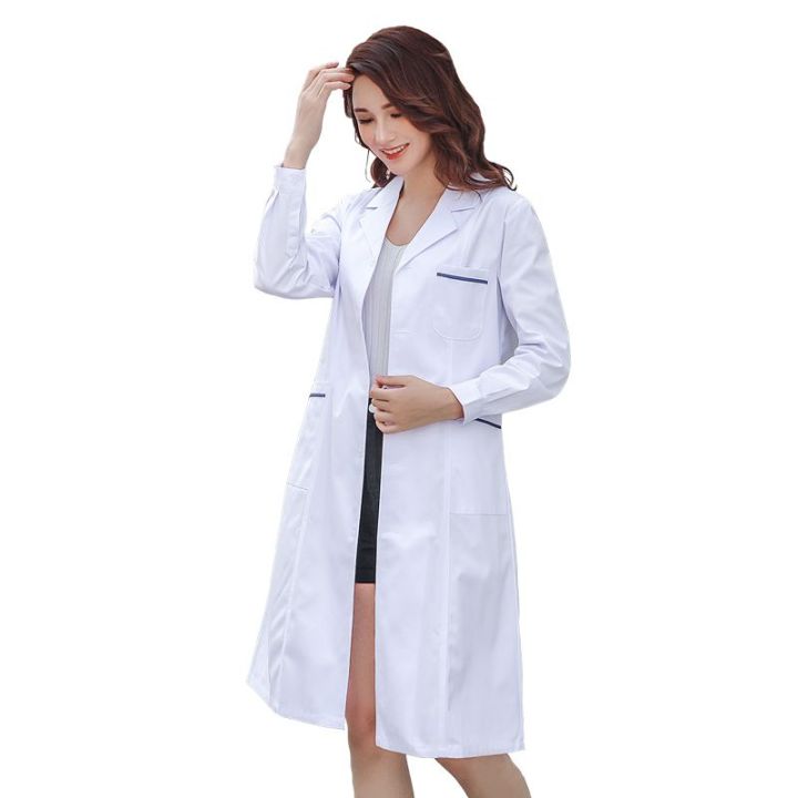 White%20Gown%20Short%20Sleeve%20Doctor's%20Overall%20Female%20Physical%20Therapist%20Doctor's%20Clothes%20Summer%20Thin%20Laboratory%20Nurses'%20Uniform%20Work%20Clothes%20Long%20-%20Image%207