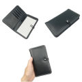 Compact Leather Pocket Notepad & Cardholder Case. 