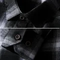 Sunnyheart Men Autumn Shirt Long Sleeves Cardigan Wear-resistant Spring Shirt. 