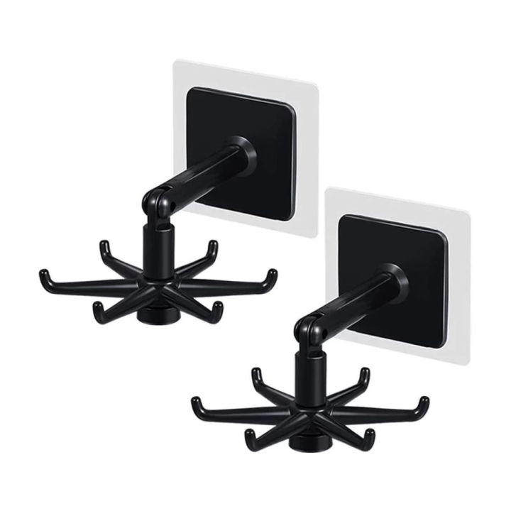 Kitchen%20Utensil%20Hanger%20with%206%20Hooks,Under%20Cabinet%20Utensil%20Holder%20360%C2%B0%20Rotatable%20Kitchen%20Hooks%20Utensil%20Rack%20Space%20Saving%20No%20Drilling%20Nail%20Free...%20-%20Image%204