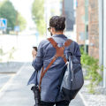 High Quality Leather Camera Accessories Dual Harness Two Cameras Shoulder Leather Strap Double Shoulder Straps Criss Cross Cameras. 
