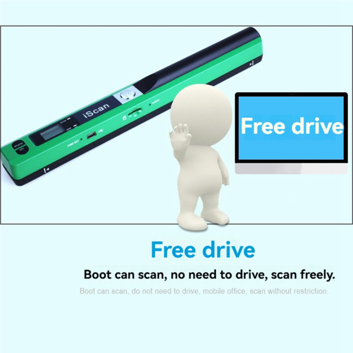 Portable Document Scanner A4 Book andPhoto Digital Scanner Instant ...