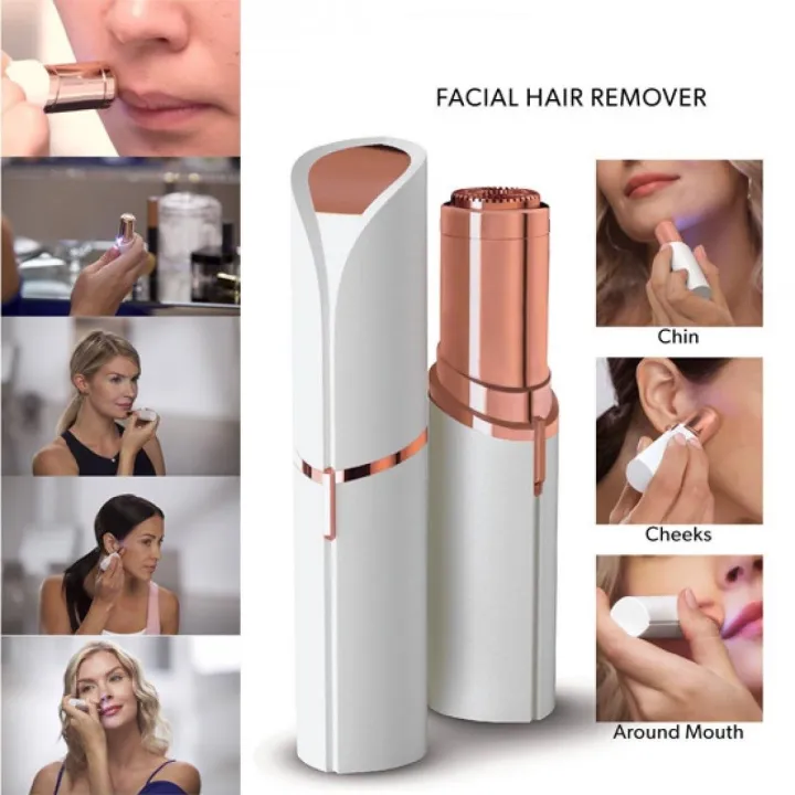 Mini Electric Hair Removal Epilator - Painless Facial and Body Hair Remover