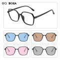 OQ BOGA 15 Styles Unisex Anti UV Photochromic Sunglasses Anti Blue Light Radiation irregular Polygon Frame Computer GlassesI. 