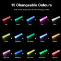 15 Color Changing Glow Sticks Atmosphere Lamp Battery Powered Remote Control Glow Stick For Concerts Party Celebration Supplies. 