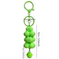 2024 Panda Keychain Silicon Creative Keyring Animal Shape Bag Pendant Handbag. 