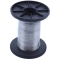 2 Pcs 30M 304 Stainless Steel Wire Roll Single Bright Hard Wire Cable, 0.3Mm. 