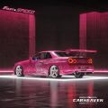 fast and furious cars PreSale FS 1:64 Skyline GTR R34 High Wing SUKI Pink Diecast Diorama Car Model Collection Miniature Carro Fast Speed. 