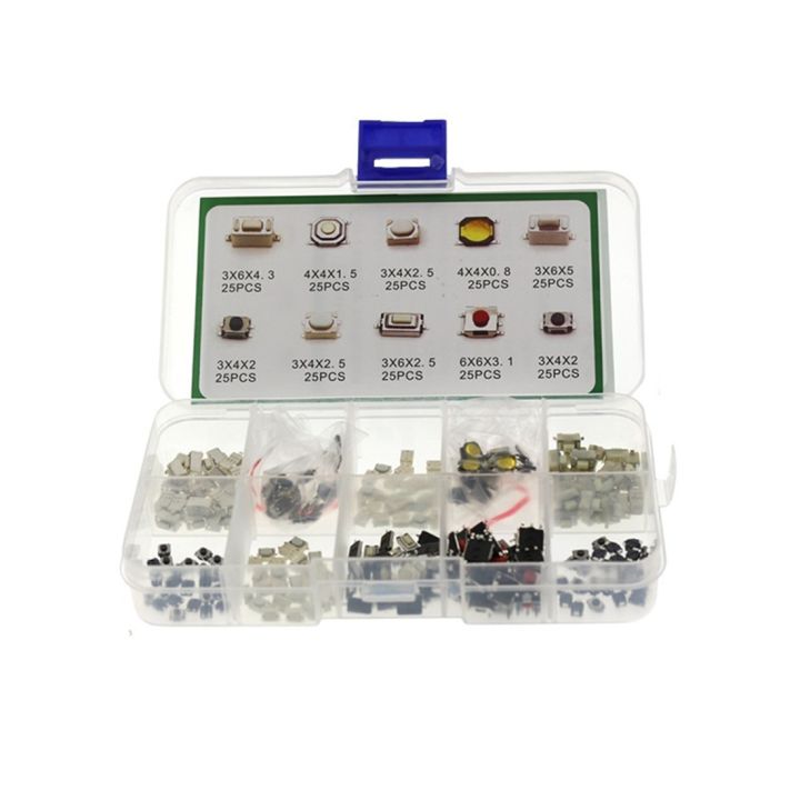 250Pcs%20Car%20Remote%20Control%20Key%20Switch%20Repair%20Small%20Switch%20Tactile%20Push%20Button%20Switches%20Component%20Package%20Micro-Switches%20-%20Image%205