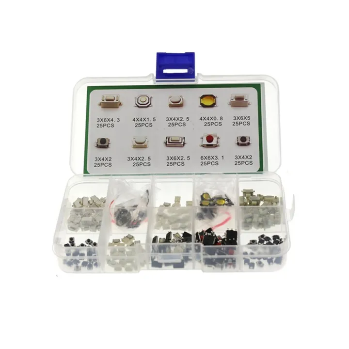 250Pcs%20Car%20Remote%20Control%20Key%20Switch%20Repair%20Small%20Switch%20Tactile%20Push%20Button%20Switches%20Component%20Package%20Micro-Switches%20-%20Image%205