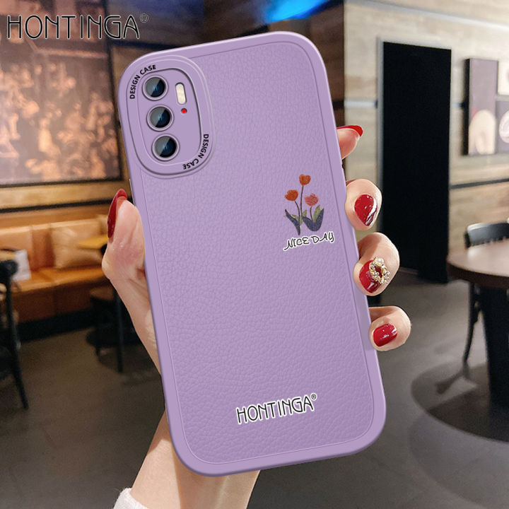 Hontinga for Redmi Note 10 5G Xiaomi Poco M3 Pro Back Cover PU