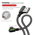 Sutuiying Original Mcdodo USB Cable Lightning Fast Charging Data Cord For iPhone 14 13 12 11 Pro Max X IOS 90 Degree Right Angle Phone Charger Line. 