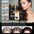 Essence Oil Natural Hair Growth Scalp Black Ganoderma Lucidum White To Black Stop Hair Loss Treatment Products 30ml. 