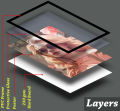Haking Boy A4 Sized Posters Programming hacking Glassed Wall Posters PVC Framed Wall Decors. 