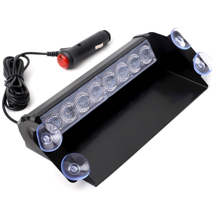 8%20LEDs%20Car/Truck%20VIP%20Emergency%20Flasher%20Dash%20Strobe%20Warning%20Light%20Day%20Running%20Flash%20Led%20Police%20Lights%203%20Flashing%20Modes%2012V%20with%20Metal%20Cover%20-%20Image%205