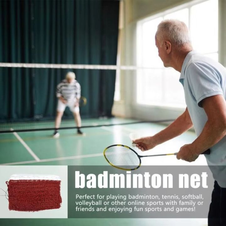 Portable Standard Badminton Net Replacement Foldable Tennis Net Easy ...