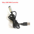 1pcs Usb Rgb Led Strip Controller Dc5v Dc5v-24v Wireless Usb Dimmer Remote Ir Rf Rgb Controler Mini 3key 24key 44key 17key. 