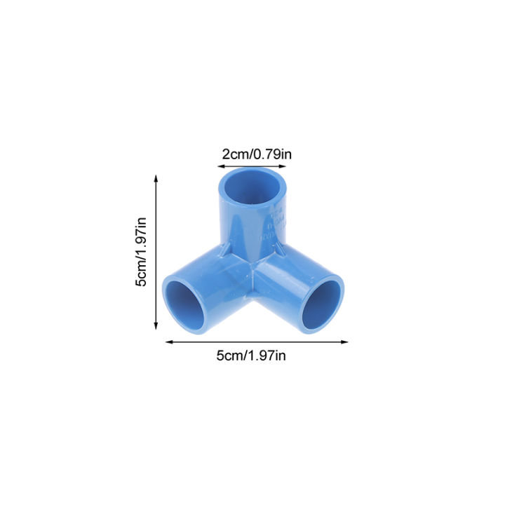10Pcs%20PVC%20Elbow%203%20Way%20Pipe%20Fittings%20PVC%20Garden%20Right%20Angle%20Tee%20Corner%20Joint%20Tent%20Feet%20Corner%20Center%20Connector%20-%20Image%202