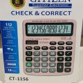 Check & Correct CT-1156 Two Way Power Electronic Calculator. 