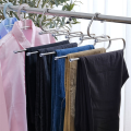 Multi-Functional Pants Hanger 5 in 1 Pants Hanger for Clothes Rack Adjustable Closet Organizer Folding Trousers Rack. 