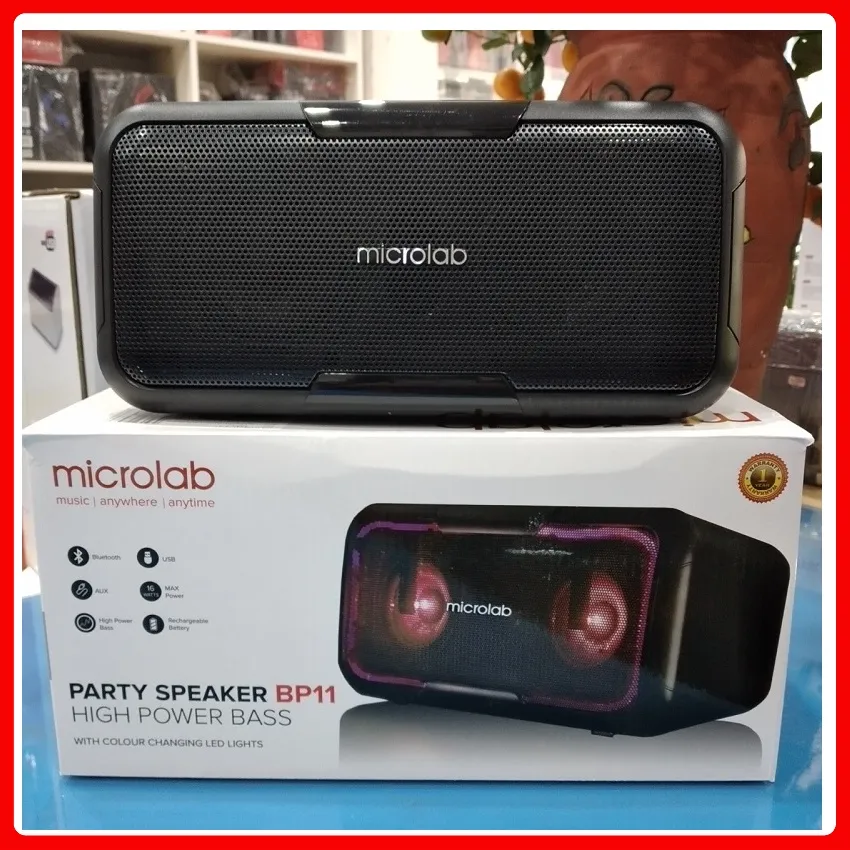 Microlab BP11 Rechargeable Bluetooth Speaker 16W Powerful