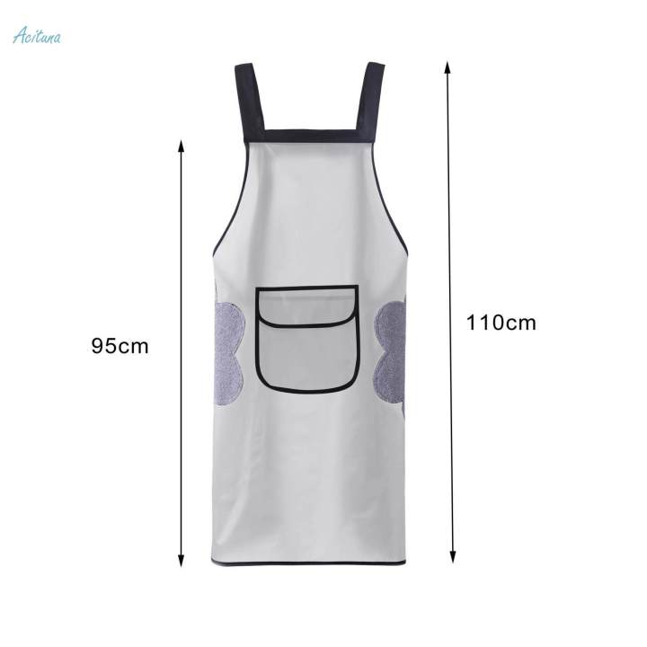 Cooking%20Apron%20Baking%20Apron%20Brewer%20Apron%20Oil%20BBQ%20Apron%20Comfortable%20to%20Wear%20for%20Home%20Kitchen%20Adjustable%20Back%20Waist%20Strap%20Gardening%20Apron%20-%20Image%209