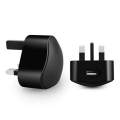 FLASH IDEAS USB Charger 3 Pin Travel Wall USB Power Adapter Plug 5V (BLACK / WHITE). 